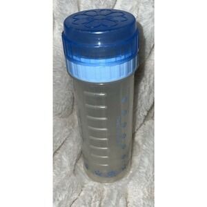 Vintage Playtex Nursery Drop-Ins Bottle Flat Top 8oz‎ Blue 2005 With 2 Nipples